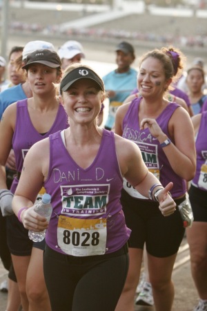 Daughter Danielle's Marathon Run