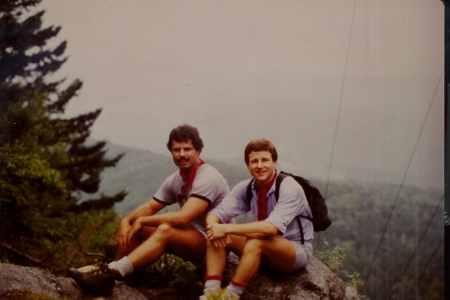 Hiking Mt. Mitchell with Todd Stebbins 1979