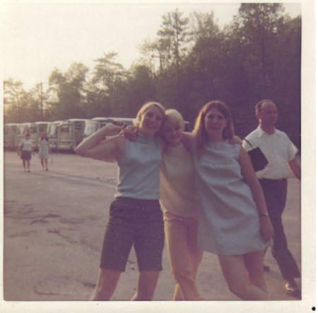 Friends Clowning Around 1968