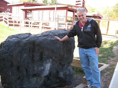 Tim with Coal out of the mine