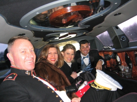 Limo on the way to the Ball