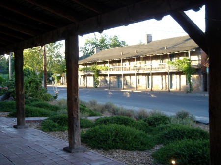 The Blue Wing Inn from the Sonoma Mission