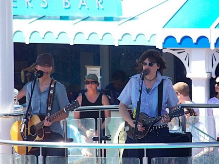 Indigo Girls with Brandi Carlile on Pool Deck