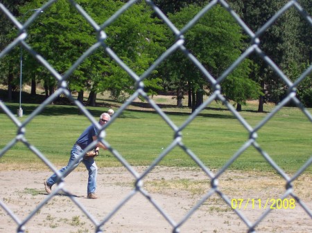 Where I pitched my first Baseball game in 1954