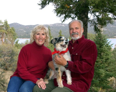 On our cabin deck Big Bear Lake  2008