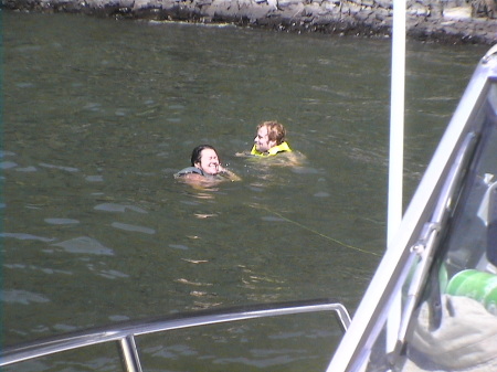 Lee & Jamie at the lake