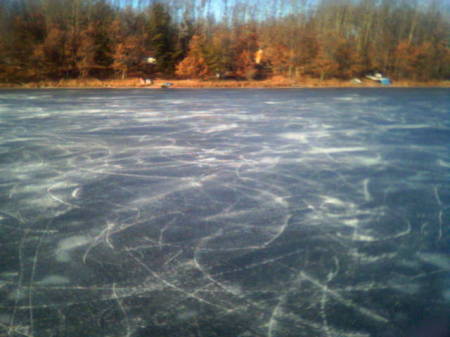 Our favorite skating pond.