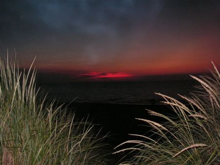 The Indiana Dunes at Sunset