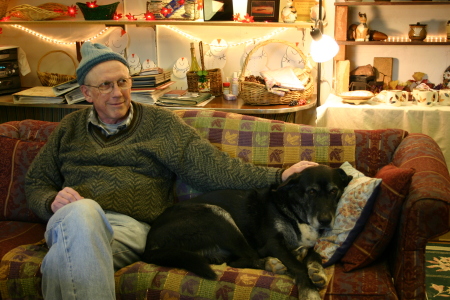 PK and Pottery store dog, Jan 2007