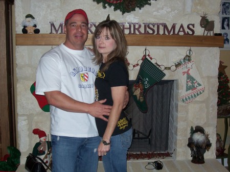 wife and me x-mas 08