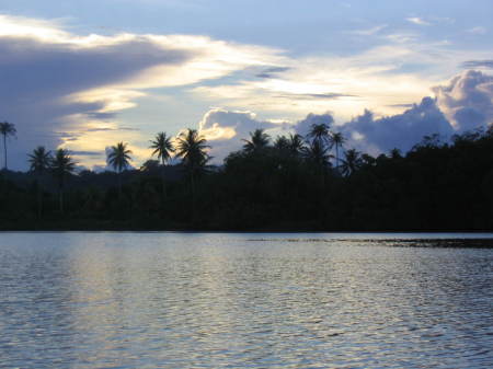 Early morning sky in Kosrae - FSM