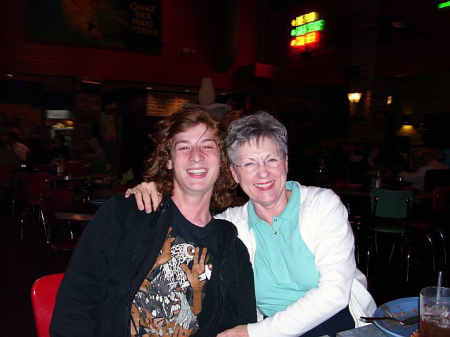 Nik and his Granny (my mom) 07