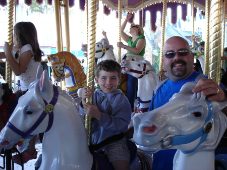 Sean and Gavin at Disney World