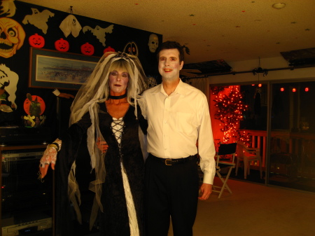 Halloween 2008 Me & Jeff, my husband