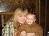 wife Joy with grandson Bruce