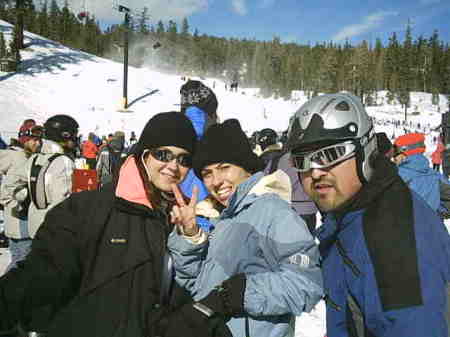 Waiting in line at Mammoth