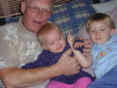 Papa with grandkids