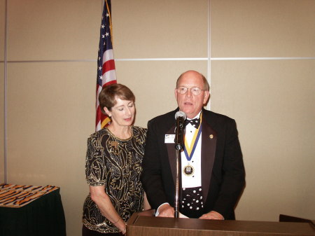 Mike' Installation as Rotary District Governor