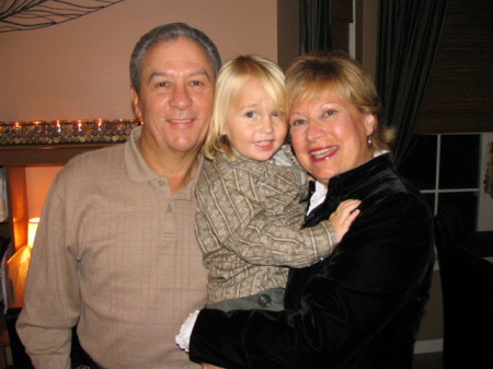 My mom & dad, Jim & Diane, with Gavin