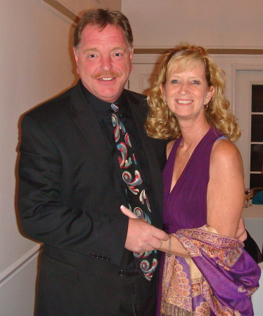 John and I at a wedding on 11/11/11