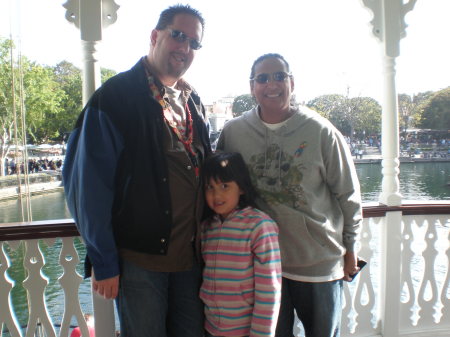 Family at Disneyland