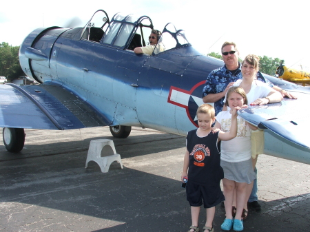 My annual flight in an old WWII trainer.