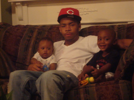 Deric and his nephews, Eric and DeMario