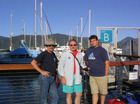 Brother Clark, Roger, and Jess - back from GBR
