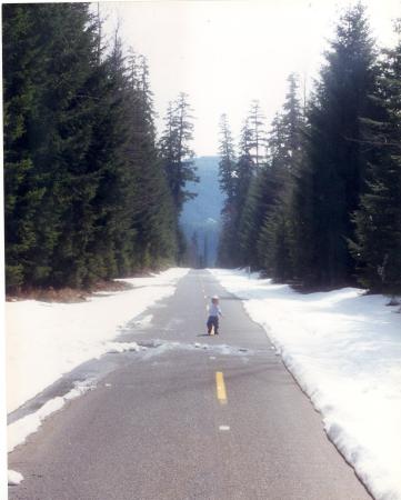 Michael on Mt. St. Helens