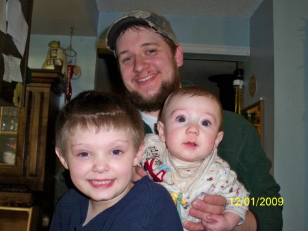 Son Daniel and grandkids Travis & Noah
