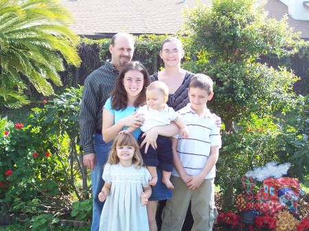 My daughter, Tammy, husband, and children