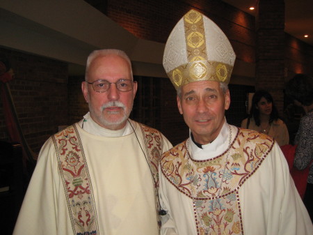 Clem with Bishop Joe Eastbrock