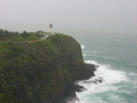 The lighthouse in Kauai