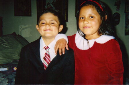 MY SON 8YRS. JOSE & BRIANA 6YRS.