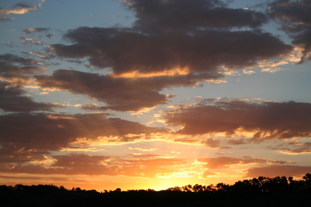 Sunrise from our front door