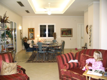 dinning room, my house in Sicily