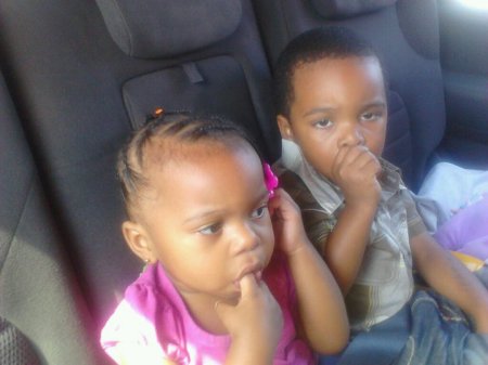 Grandkids Markel and Makayla