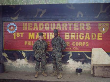 Visiting Philippine Marines