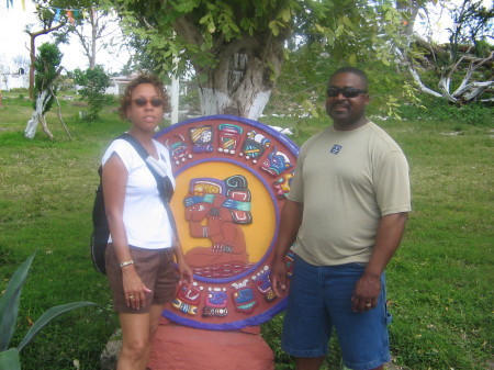 Bennie and Patricia in Cozemel, Mexico