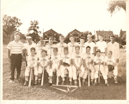 1956 Lions Club pony league city champs