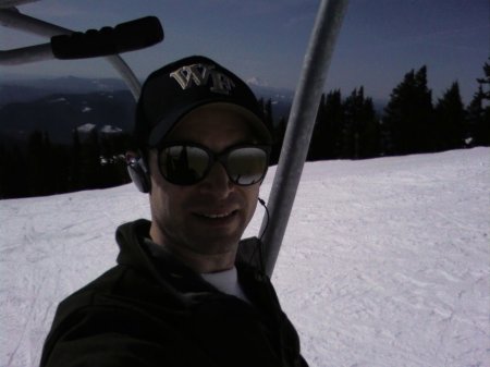 Skiing on Mt. Hood