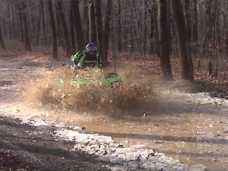 Tim on his Brute Force in Green Ridge Forrest