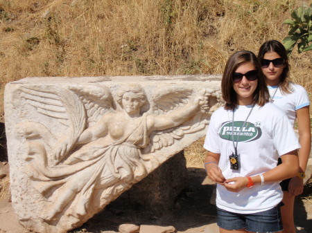 Audrey and Nicole in Ephesis, Turkey
