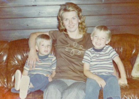 My Boys, 1976 in Roseburg.