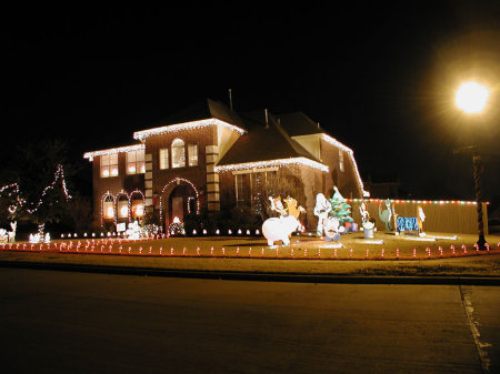 Our House during Christmas