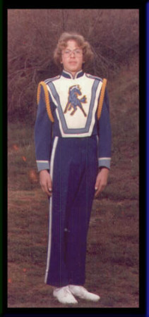 1982 - Troy in the WHS band uni