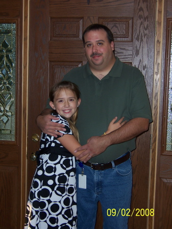 Dad and Becca (10yrs old)
