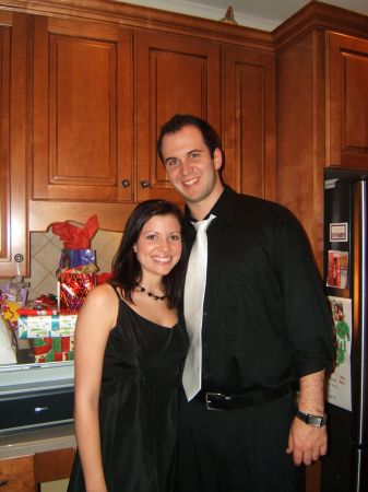 My niece Holly & Chris now her husband Dec. 07