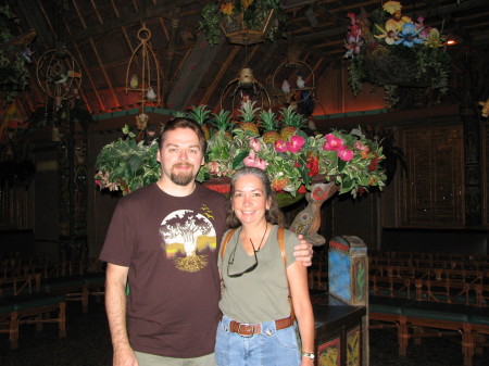 In the Tiki, Tiki, Tiki, Tiki Room.....