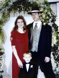 Son Mark, his wife Laura and son Haven